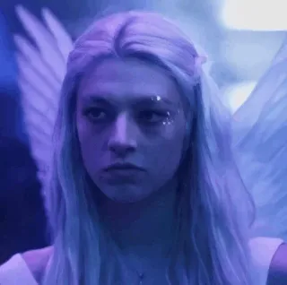 🎆 fa8d2d0c Jules Vaughn Euphoria Jules, Euphoria, malaikat, sayap, berkilau telegram sticker