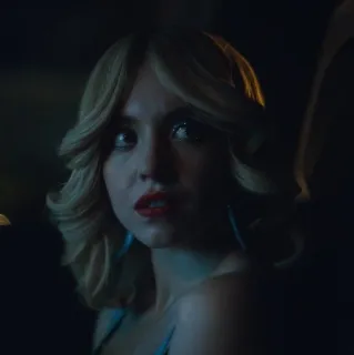 🧬 2c97b384 女性, ブロンドヘア, ポートレート, 表情 telegram sticker