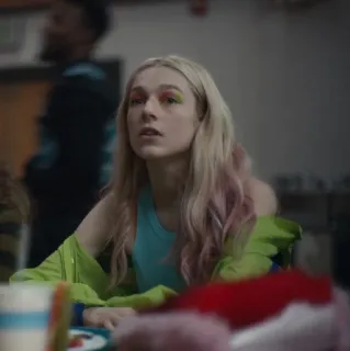 🧬 c134b448 女性, ブロンド, メイク, ポートレート telegram sticker