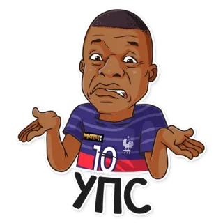 😬 71bfc352 Kylian Mbappé УПС Mbappe, Frankreich, Fußball, Fußball, ups, Sport whatsapp sticker