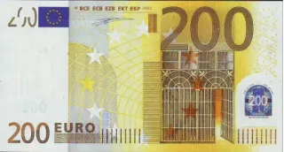 🍌 a382dd24 200 EURO money, euro, currency, finance telegram sticker