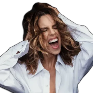 🇭🇷 5bbec0cc 女性, 表情, 感情, 叫び, 動揺, パニック telegram sticker