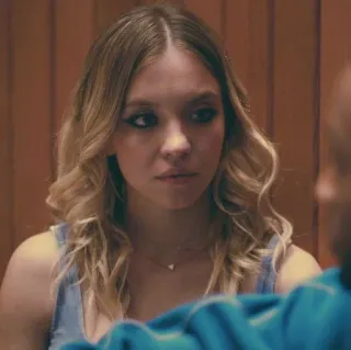 🤍 6a5ad9c5 donna, persona, ritratto, bionda, femminile telegram sticker