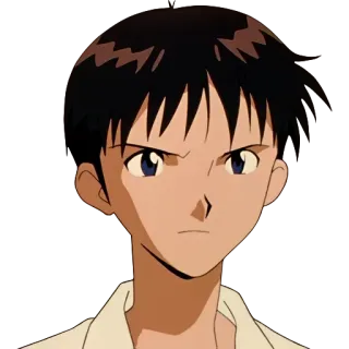 😠 9b9d3685 Shinji Ikari Neon Genesis Evangelion Anime, Charakter, Eva, Evangelion, Shinji telegram sticker