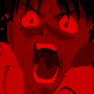 🔥 ca22a997 Shinji Ikari Neon Genesis Evangelion Anime, Evangelion, Shinji, Wütend, Schockiert, Schreiend telegram sticker