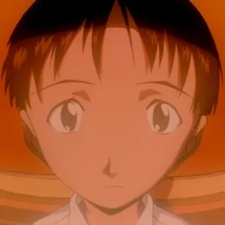 🧠 d3e1dc53 Shinji Ikari Neon Genesis Evangelion Anime, Traurig, Evangelion, Shinji telegram sticker