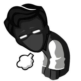 😣 1440332e agotado, cansado, deprimido, triste, personaje, emocional telegram sticker