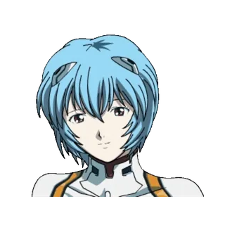 😏 a2d988a9 Rei Ayanami Neon Genesis Evangelion Anime, Rei Ayanami, Evangelion, Personagem, Garota, Mangá whatsapp sticker