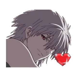 ❤️‍🔥 b2ced814 Kaworu Nagisa Neon Genesis Evangelion Anime, Kaworu Nagisa, Evangelion, Coração, Sticker whatsapp sticker