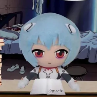 🙁 207ec782 Rei Ayanami Neon Genesis Evangelion おり·むふがく Anime, Manga, Charakter, Rei Ayanami, Neon Genesis Evangelion telegram sticker