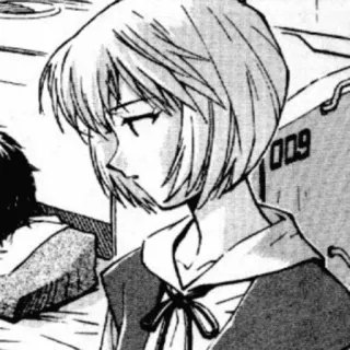 😒 b225df1b Rei Ayanami Neon Genesis Evangelion Anime, Manga, Rei Ayanami, Neon Genesis Evangelion whatsapp sticker