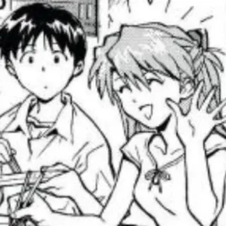 😁 b7e9cd86 Shinji Ikari Neon Genesis Evangelion Anime, Postacie, Evangelion, Fanart whatsapp sticker