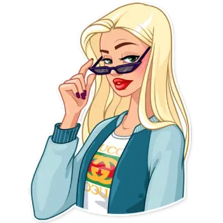 Eva Rich telegram stickers