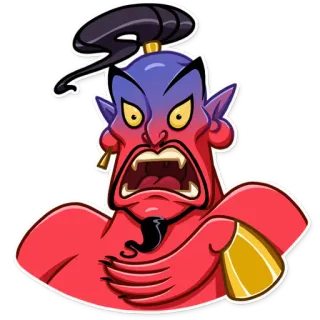 Evil Genie whatsapp stickers