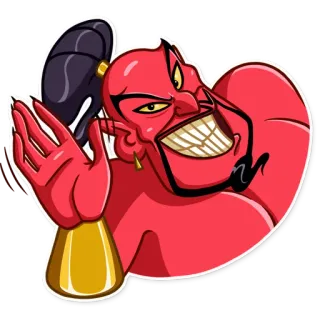 👋 86ee45b4 geest, magie, personage, cartoon, fantasie telegram sticker