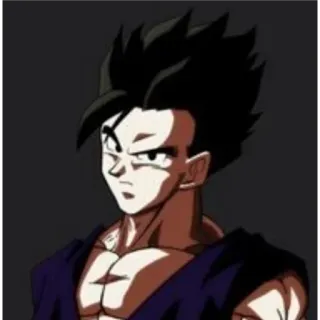 😒 5bc6bef7 Gohan Dragon Ball Z anime, gohan, dragon ball z, cartoon telegram sticker