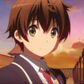 😕 6cd342a5 anime, cartoon, boy, portrait, male, character telegram sticker