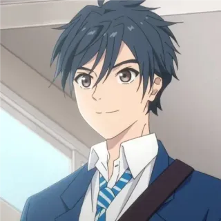 ✨ b6262e39 anime, boy, school uniform, character, portrait telegram sticker