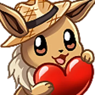 Evoli whatsapp stickers