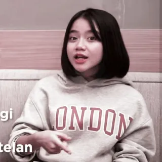 💗 d73a04c9 LONDON woman, London, hoodie telegram sticker