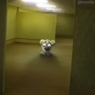 🥺 7b826e8b Backrooms, Upiorne, Potwór, Kreskówka, Horror, Pies telegram sticker