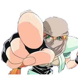 ๐ 5279acba anime, ninja, female, fighter, action telegram sticker