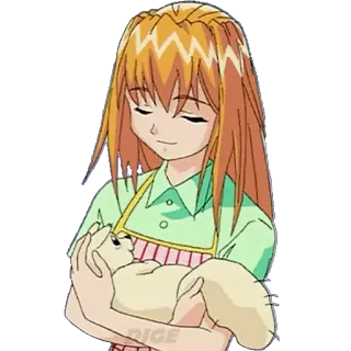 ๐ฅ 958ef47a anime, woman, cat, cute, apron telegram sticker