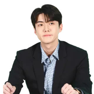 😐 1245cce1 男人, 韩流, 肖像, 歌手, 演员, 韩国, 西装 telegram sticker