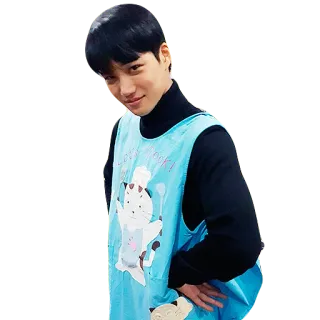 🤨 c8ac94f3 Look I Cook! 围裙, 厨师, 猫, 烹饪, 卡通, 可爱 telegram sticker