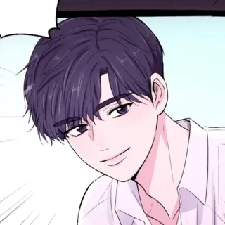 📹 3531bc76 hombre, anime, manga, cara, retrato whatsapp sticker