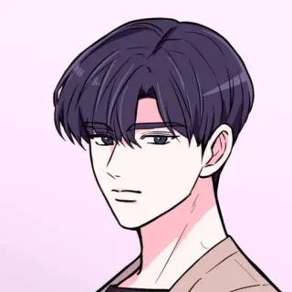 📹 5047979a dibujos animados, hombre, retrato, personaje, ilustración, anime whatsapp sticker