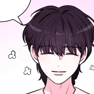 📹 6d0c6f95 anime, dibujos animados, sonriendo, lindo, hombre whatsapp sticker