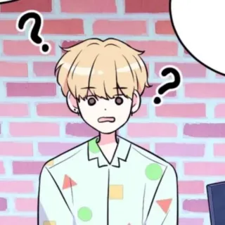 📹 a0d810a4 Anime, Dibujos animados, Signos de interrogación, Confundido, Retrato, Personaje whatsapp sticker