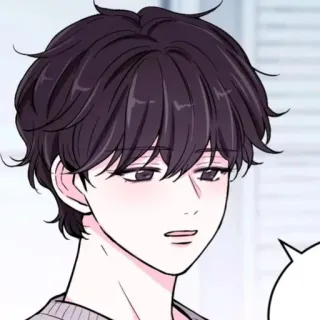 📹 af0d34c3 Anime, Chico, Hombre, Dibujo animado, Retrato whatsapp sticker