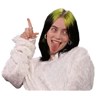 💁‍♀ 6e4dbca5 Billie Eilish Billie Eilish, piosenkarka, muzyk, gwiazda pop, celebrytka telegram sticker