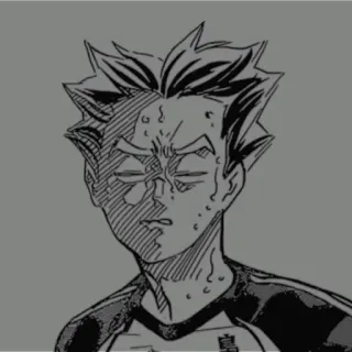 🦉 03e4b22d Kotaro Bokuto Haikyuu!! Anime, Manga, Haikyuu, Kotaro Bokuto, Bokuto, Sueur, Épuisé telegram sticker