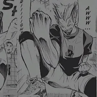 Bokuto Kouraro 3 ー @Stikernyaeza whatsapp stickers