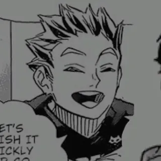 🦉 994a75eb LET'S FINISH IT QUICKLY AND GO Anime, Manga, Sourire, Heureux, Allons-y, Finir, Go telegram sticker