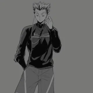 🦉 ec1a5d12 Bokuto Koutarou Haikyuu!! Anime, Haikyuu, Bokuto Koutarou, Personnage telegram sticker
