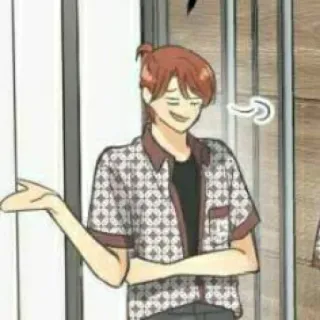 🎧 8379f162 Kartun, Ilustrasi, Pria, Angkat bahu, Gestur telegram sticker