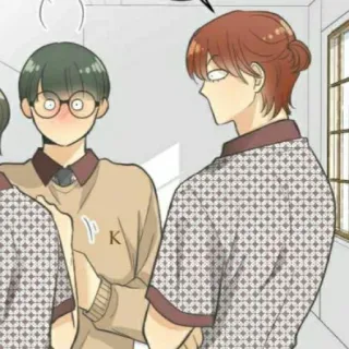 🎧 9fa71233 K karakter, gaya anime, kartun, potret, ilustrasi telegram sticker