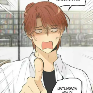 🎧 e3dbea9c UNTUNGNYA ADA DI marah, menunjuk, manga, kesal telegram sticker