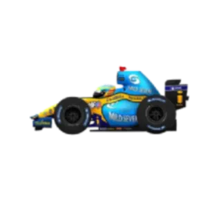 🚴‍♂️ bc75c721 Mild Seven coche de carreras, Fórmula 1, automovilismo, carreras, Renault, F1 telegram sticker