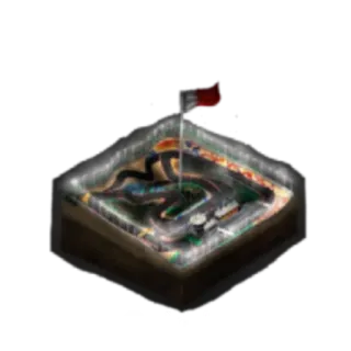 🇧🇭 cdf72f10 pista de carreras, miniatura, isométrico, circuito telegram sticker