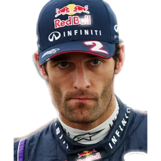 🤨 6de0cbb8 Mark Webber Kierowca wyścigowy, Formuła 1, Red Bull Racing, Formuła Jeden, Australijski whatsapp sticker
