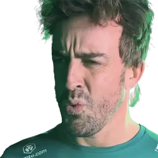 😙 a778dae5 Fernando Alonso fernando alonso, formuła 1, f1, kierowca, aston martin whatsapp sticker