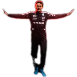 🤗 d1277f44 formuła 1, kierowca, samochód wyścigowy, mercedes, petronas whatsapp sticker