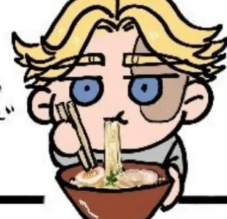 💮 9591a574 ... アニメ, 漫画, ラーメン, 食べる, 麺, 漫画 telegram sticker