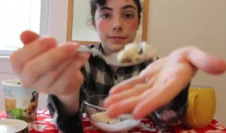 ❤ 67dac74f es krim, makanan, dessert, sendok, makan whatsapp sticker