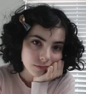 ❤ e5101483 potret, wanita, wajah, gadis whatsapp sticker